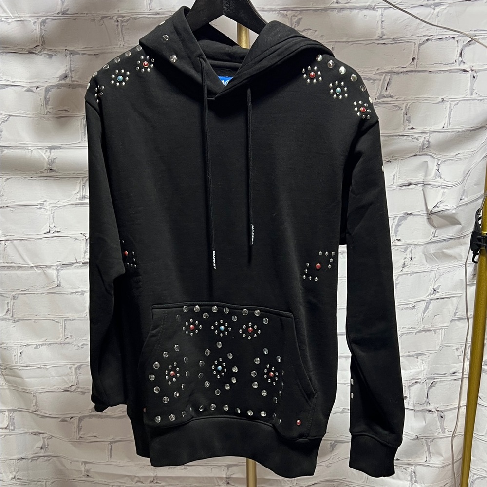 Arket Black Embellished Men's Hoodie